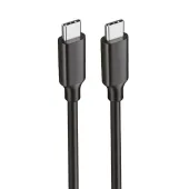 Cable KOLKE USB tipo c a tipo c 20W NEGRO KCC-8708